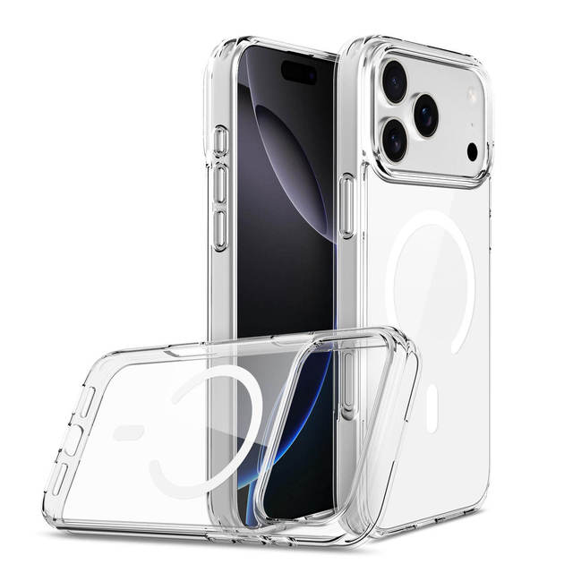 2025 Upgraded Ultra Thin Magnetic Anti-Yellow Waterproof Fast-Charging Shockproof Phone Case Strong Magnet for 17 Pro Max