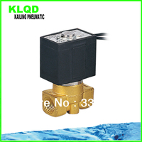 Corps en laiton d'électrovanne électrique AC220V 1/4 \ "2 positions 2 voies NC/NO VX2120 utilisation de l'eau de l'air
