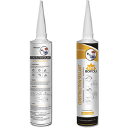 Mastic polyuréthane imperméable mastic adhésif silicone transparent mastic silicone transparent haute température pour voitures