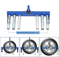 Chariot de déplacement de pneus réglable robuste, outil de déplacement de pneus de camion, outil de déplacement de remorque, remorque robuste, déplaceur de voiture magique