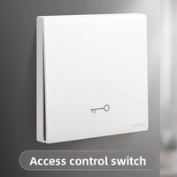 Untuk Tombol Keluar Sakelar Dinding Kontrol Akses Model Pembuka Pintu Panel Besar yang Dapat Melepaskan Diri Sendiri F6 10A 220V Asli