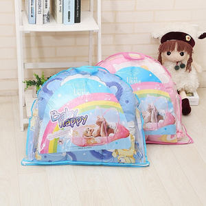 Moustiquaire pour lit de bébé moustiquaire portable pliable densifiée pour bébé Installation de yourte pour enfants Moustiquaire d'ombrage gratuite - Product Image 6