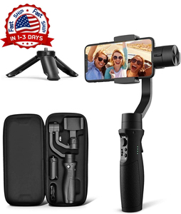 Livraison rapide Smartphone stabilisateur de cardan portable 3 axes automatique Selfie Stick AI suivi du visage Gimble stabilisateur