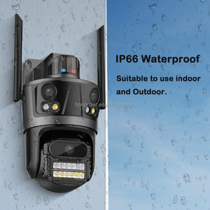 Cámara de Seguridad Inteligente WiFi Hongnaer <span class=keywords><strong>ICSee</strong></span> 3/9MP con Alexa y Asistente de Google, PTZ, 3 Lentes, para Exteriores, Hogar y Tienda - Product Image 6