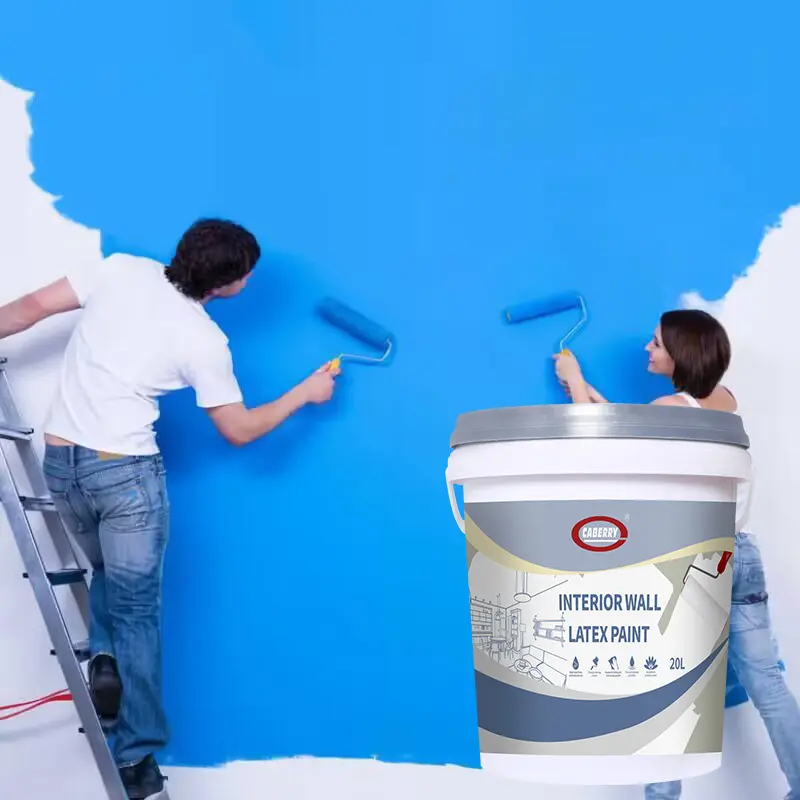 Vente en gros Caberry acrylique étanche maison peinture maison mur intérieur peinture latex
