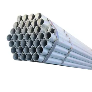 Factory Direct Sale Q195 Q235 Q215 Q345 S235 0.8mm 1mm Galvanized Steel Pipe For Gas/Fluid/Boiler/Hydraulic Pipe