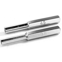 Ensemble de 3 embouts de tournevis de sécurité 3,8 mm + 4,5 mm + Tri-Wing pour NES SNES N64 Game Boy Wii, outils de réparation de tournevis