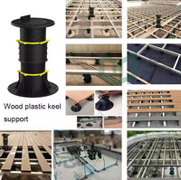 Système de support universel réglable et imperméable, parfait pour les sols surélevés en extérieur, les terrasses de piscine, les balcons, les aménagements paysagers