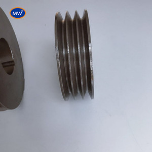 Pulegge a V MW di Alta Qualità, Serie HT250 da V1 a V6, con Scanalature, in <span class=keywords><strong>Nylon</strong></span>, Annerite, con Bulloni di Equilibrio Statico, Adattatori per Mozzi - Product Image 4