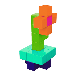 Câu đố sáng tạo Montessori khối xây dựng từ tính 3D <span class=keywords><strong>Fidget</strong></span> <span class=keywords><strong>Cube</strong></span> cho trẻ em - Product Image 2