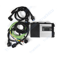 Ordenador portátil CF C2 para MB Star C5 con Xentry HHT DTS DAS, conjunto completo de Software, multiplexor de conexión SD para herramienta de diagnóstico de camiones y coches