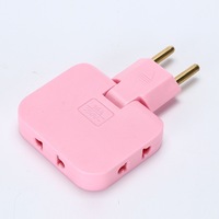 Adaptateur électrique avec prise européenne réglable et USB pour la charge de téléphone portable, convertisseur de prise