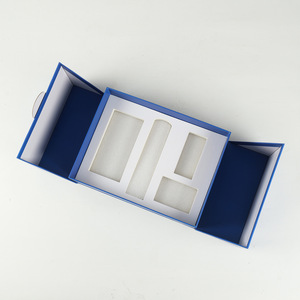 กล่องพับสองชิ้นแบบกำหนดเอง ทำจากกระดาษอาร์ต รูปทรงสี่เหลี่ยมผืนผ้า สำหรับบรรจุภัณฑ์ของขวัญ พกพาสะดวก สั่งผลิตจำนวนน้อยได้  ว่านโจว - Product Image 3