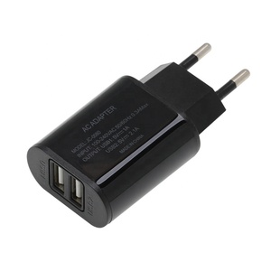 Dual Wall USB <strong>Charger</strong> EU <strong>Plug</strong> 2 Ports 5V 1A 2.1A USB Fast Wall <strong>Charger</strong> Adapter Charging for <strong>iPhone</strong> 14 Samsung Xiaomi Phones - Product Image 3