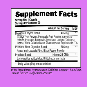 Manufacturer Supply Boost Energy Production Digestive Enzyme Capsules Health Care Products Gut Health Colon Cleanse Capsules - Product Image 2