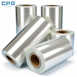 Película de Etiqueta PETG Transparente Personalizable e Imprimible, Grado Estándar, Claridad Superior, Película para Botellas de Agua Mineral - Product Image 1