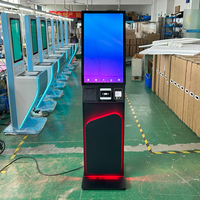 Kiosque de commande automatique à écran tactile sur pied de 27 à 32 pouces, kiosque de paiement en libre-service, kiosque interactif à écran tactile avec code QR