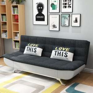 Harga promosi furnitur rumah Modern ruang tamu satu kursi <span class=keywords><strong>Sofa</strong></span> apartemen kain tempat tidur <span class=keywords><strong>Sofa</strong></span> dengan laci - Product Image 5
