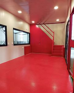 现代10英尺20英尺集装箱食品卡车设计用于快餐咖啡店和户外餐饮的便携式钢结构 - Product Image 5