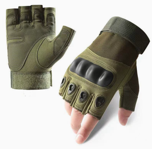 Guantes Deportivos DFTG201 Ranger para Trabajo al Aire Libre, Color Negro, Caqui y Verde, Medios Guantes para Ejercicio, Disponibles en Negro, Caqui y Verde - Product Image 2