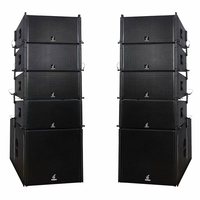 Système de haut-parleurs passifs Big Power Waterproof TW-10 à ligne acoustique simple de 10 pouces pour concerts en intérieur et en extérieur, scène et éclairage