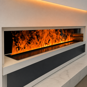 <span class=keywords><strong>Chimenea</strong></span> Eléctrica Moderna con Atomización de Llama 3D, OEM ODM, Control por Aplicación y Control Remoto, Pantalla LED, <span class=keywords><strong>Chimenea</strong></span> de Vapor de Agua de Acero - Product Image 1