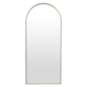 现代发光二极管铁拱形镜，带金框耐用4件套时尚沙龙装饰 - Product Image 1