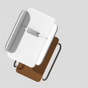 Table à langer portable, station de change pliable <span class=keywords><strong>pour</strong></span> bébé avec ceinture de sécurité, unité de soins <span class=keywords><strong>pour</strong></span> bébés nouveau-nés et <span class=keywords><strong>tout</strong></span>-petits - Product Image 4