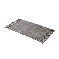 Einfache Handgewebte Moderne Polyester-Baumwoll-Mischung Geflochtene Quaste Einfarbige Hochwertige Wohnzimmer-Sofakissen Eingangsbereich-Bodenmatte