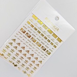 Autocollants pour ongles <span class=keywords><strong>NIK</strong></span> ADI, sport, basket-ball, tendance, mode, 3D, adhésifs, couleur unie, simples - Product Image 6