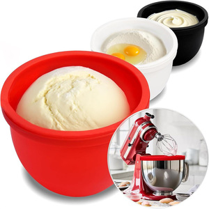 Revestimientos de Silicona para Batidoras de Pedestal KitchenAid de 5 <span class=keywords><strong>Qt</strong></span> con Cabezal Inclinable, Accesorios para Batidoras de Pedestal, Reemplazo de Revestimiento para Tazón de Mezcla para Masa - Product Image 2