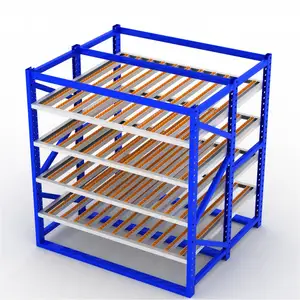 Multifunctional Steel Carton Flow Rack Industrial Shelves Racking Storage Gravity Racking