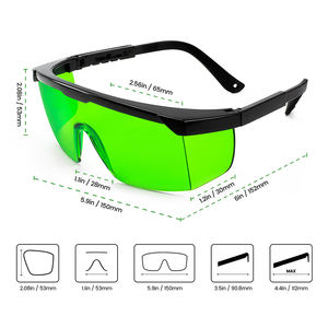 Lunettes laser vertes Lunettes de protection des yeux Lunettes de sécurité pour niveau laser avec sac - Product Image 3