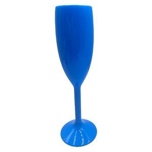 Flûtes à champagne personnalisées en acrylique, verres bleus, gobelets en acrylique, flûtes à champagne robustes - Product Image 1