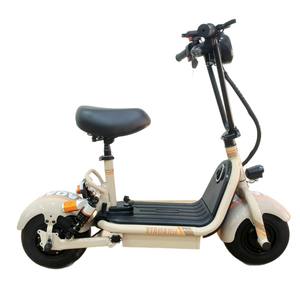 สกู๊ตเตอร์ไฟฟ้าขนาดเล็ก 48V12ah จักรยานไฟฟ้า มอเตอร์ไร้แปรงถ่าน 800W ยางใหญ่ จักรยานไฟฟ้าในเมืองสำหรับผู้ใหญ่ - Product Image 5