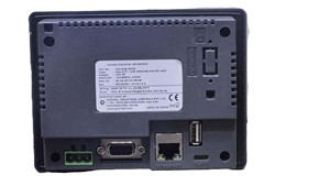 อินเทอร์เฟซระหว่างมนุษย์กับเครื่องจักร HM104B-N000 GIC ระบบอัตโนมัติทางอุตสาหกรรม ความละเอียด 480x272 การสื่อสาร RS-232/RS-422 วัสดุ PVC พอร์ต USB คู่ - Product Image 2