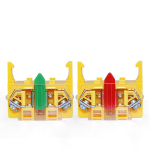 Lay7 <b>Push</b> <b>Button</b> <b>Switch</b> Auxiliary Contact Base 1NO 250V Non Illuminated Dome Head Industrial Equipment IP40 Flame Retardant - Product Image 1