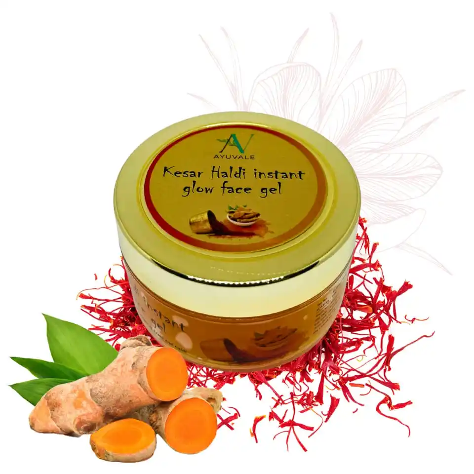 Longa duração super Best Selling Kesar Haldi Instant Glow Face Gel com Material Top Grade Feito para o rosto Usos Por exportadores indianos