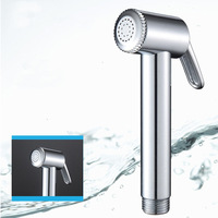 Pulvérisateur de bidet mural en ABS chromé de haute qualité, en promotion, avec design écologique, jet manuel et fonction d'arrêt