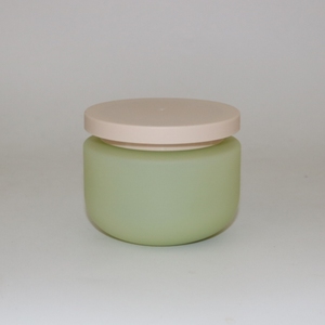 Pot cosmétique en plastique écologique de 250 ml avec couvercle beige, durable pour <span class=keywords><strong>beurre</strong></span> corporel, crèmes et cosmétiques faits maison - Product Image 1