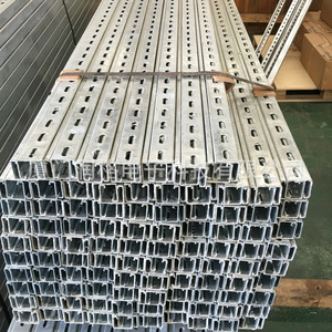 Système de montage solaire, support en acier galvanisé à chaud en forme de C pour panneaux photovoltaïques - Product Image 1