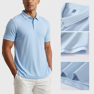 <span class=keywords><strong>Polo</strong></span>-shirts en coton uni en gros, polos vierges unisexes, polos personnalisés pour hommes, polos de golf en coton pour homme - Product Image 2