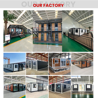 Maison préfabriquée anti-parasites avec toilettes pour l'hébergement des travailleurs agricoles des vignobles, maison conteneur pliable