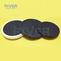 Diffuseur d'aération à bulles fines EPDM+PP 270 mm, débit de 1,5 à 6 m³/h, pour traitement des eaux usées et aquaculture, garantie 1 an