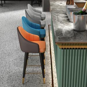 <span class=keywords><strong>Tabouret</strong></span> <span class=keywords><strong>de</strong></span> <span class=keywords><strong>bar</strong></span> en acier <span class=keywords><strong>de</strong></span> luxe léger avec accoudoirs, dossier à quatre pieds, <span class=keywords><strong>design</strong></span> moderne et simple pour la maison, le <span class=keywords><strong>bar</strong></span>, le caissier, <span class=keywords><strong>tabouret</strong></span> surélevé - Product Image 2