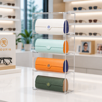 Étui à lunettes semi-rigide fait main et tendance, boîte à lunettes de haute qualité avec personnalisation acceptée