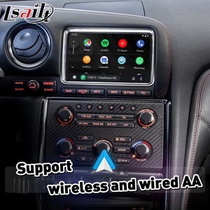 Lsailt CP AA Android Auto OEM tích hợp video Carplay giao diện cho Nissan Gtr GT-R R35 2011-2016 - Product Image 4
