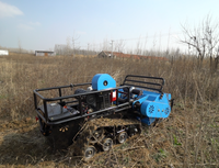 Tondeuse à chenilles télécommandée diesel ILES 25HP homologuée CE, 4x4, pour le débroussaillage et l'entretien des terrains