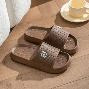 Nuovo design personalizzato 5 colori a buon mercato pantofola morbida scivoli da bagno coppia pantofola ad asciugatura rapida pantofole per le donne per gli uomini