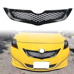 <b>For</b> Belta Yaris 2009 2010 Front Honeycomb <b>Mesh</b> <b>Grille</b> Dual Color Gloss Bumper Replacement Auto Mod Body Parts - Product Image 1